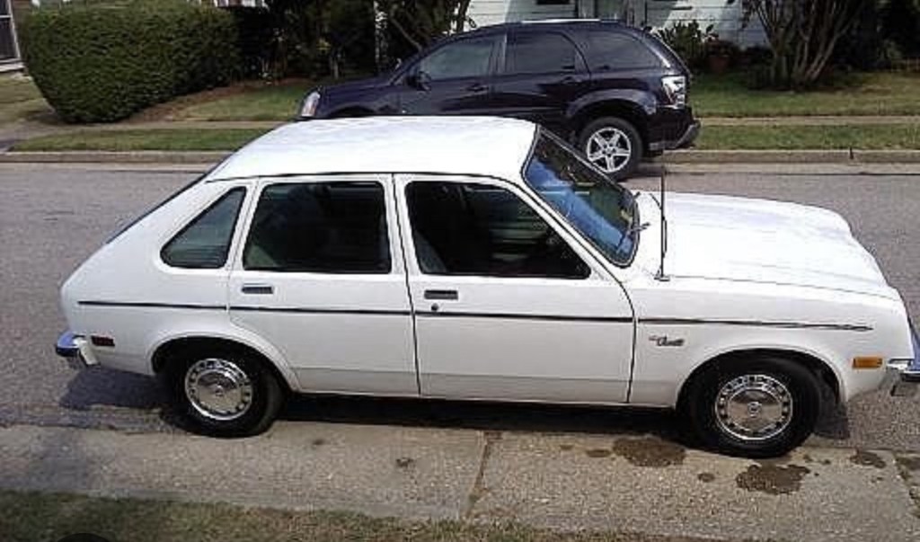 LITTLE WHITE CHEVETTE allegedly